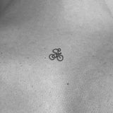 Tatuaje Bicicleta y Ciclista