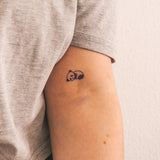 Tatuaje Panda Tumbado