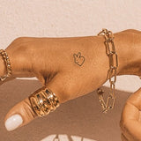 Tatuaje Corazón-Conejito