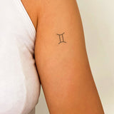 Tatuaje Signo del Zodíaco Géminis