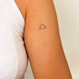 Tatuaje Signo del Zodíaco Libra