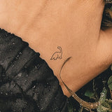Tatuaje Brontosaurio Pequeño