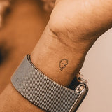 Tatuaje Estegosaurio Pequeño