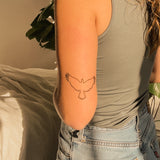 Tatuaje Águila desde Arriba