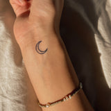 Tatuaje Luna Creciente