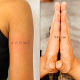 Tatuaje Karma & Calm - Pack Doble