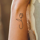 Delicate Tulip 2-Week-Tattoo Inkster