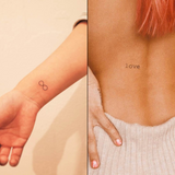 Tatuaje Amor Infinito - Pack Doble