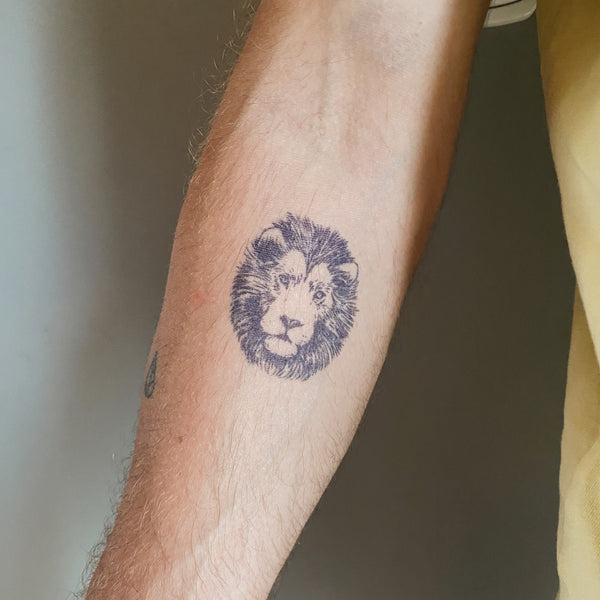 Tatuaje León Grande