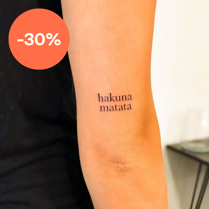 Tatuaje Hakuna Matata