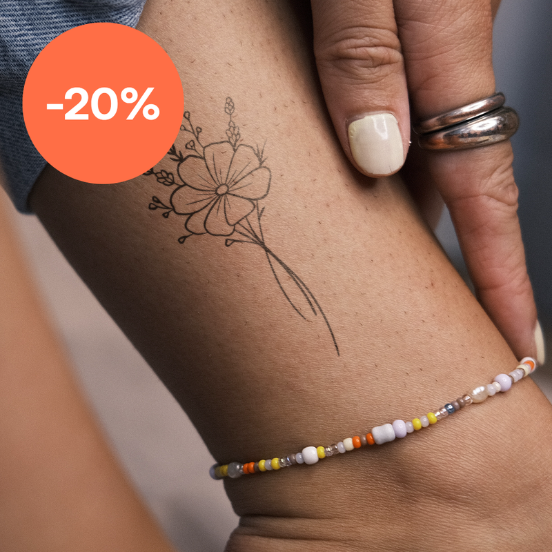 Tatuaje Amapola Pequeña