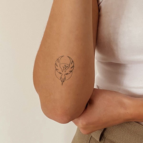 Tatuaje Fénix Pequeño