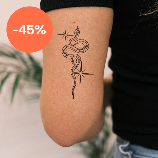 Tatuaje Serpiente Ornamental