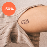 Tatuaje Triceratops Pequeño