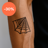 Tatuaje Telaraña Grande