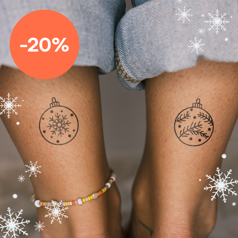 Tatuaje 2 Bolas de Nieve