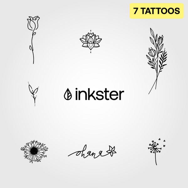 Pack Tatuajes de Flores