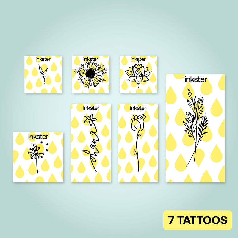 Pack Tatuajes de Flores