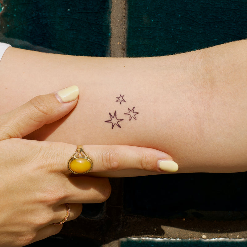 Tatuaje Harry Potter Estrellas de los libros