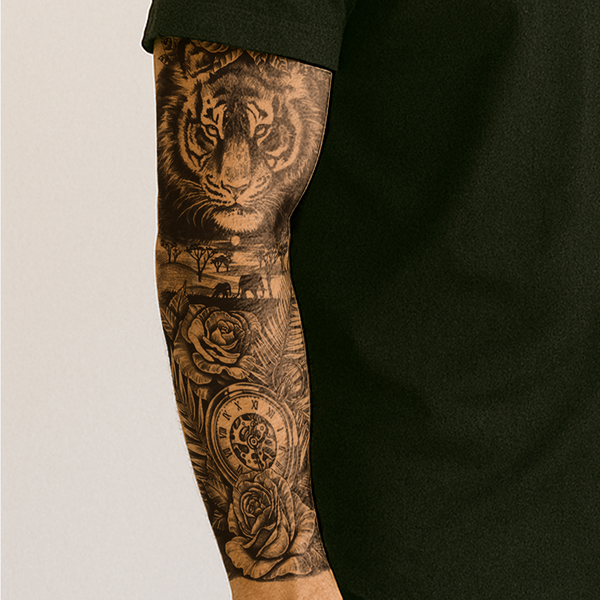 Tatuaje Manga Rey de la Selva