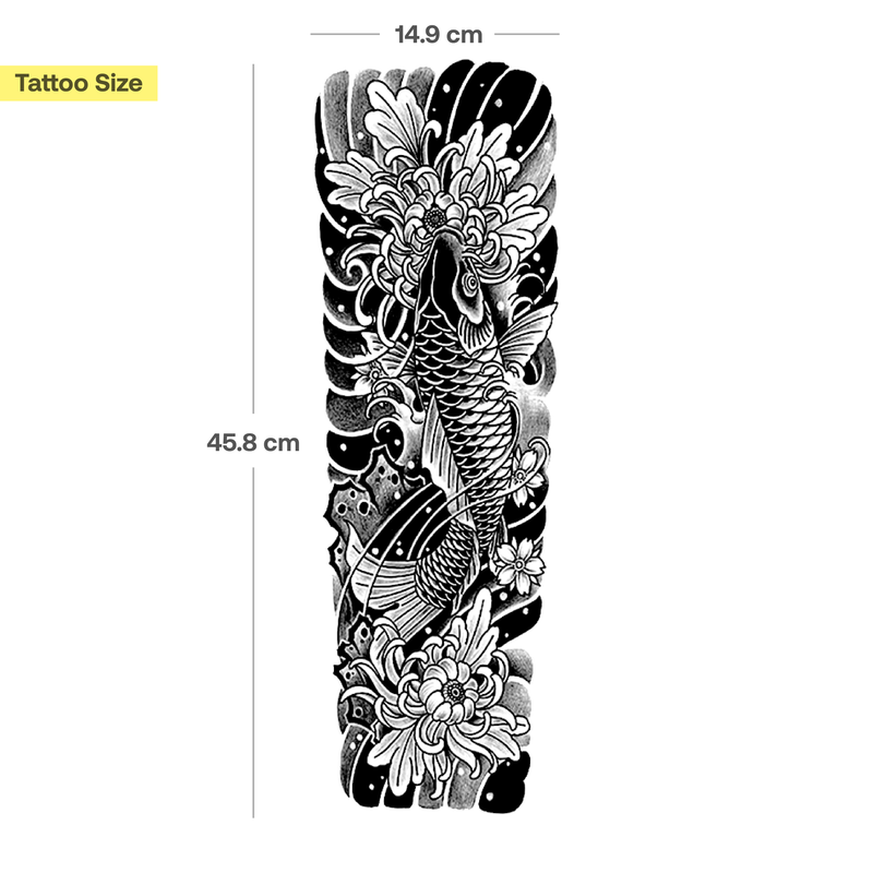 Tatuaje Manga Koi Tradicional