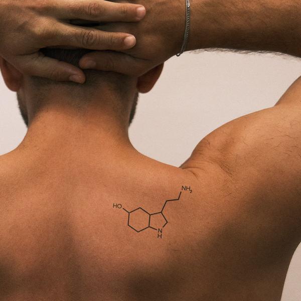  Tatuaje Signo Químico Serotonina