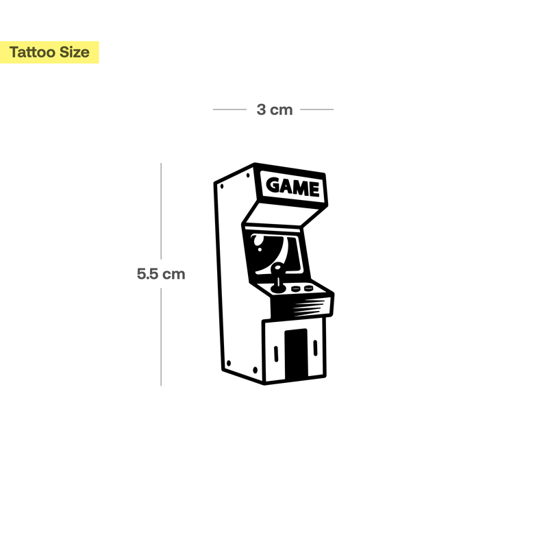 Tatuaje Máquina Arcade