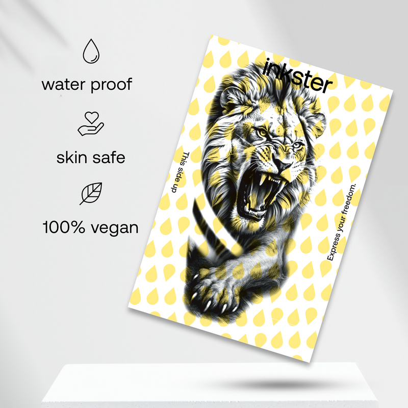 Tatuaje León Salvaje