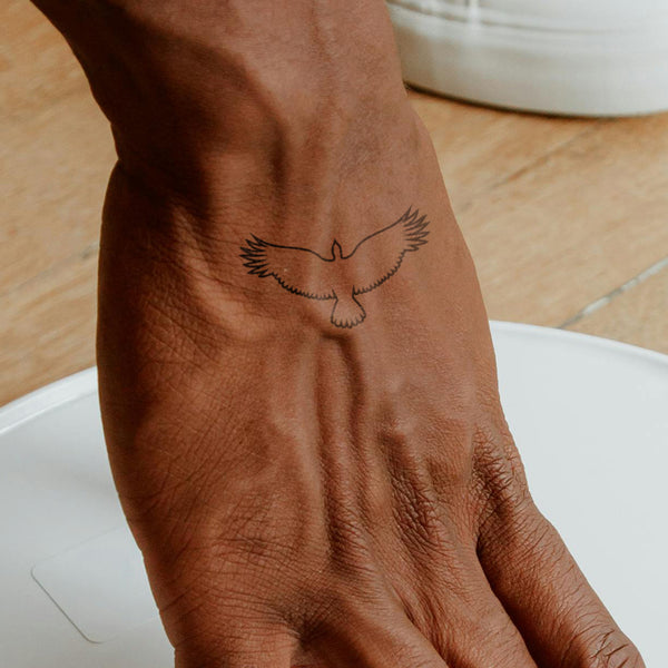 Tatuaje Águila desde Arriba