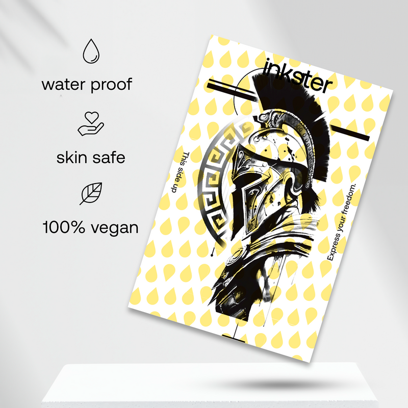 Tatuaje Valentía espartana