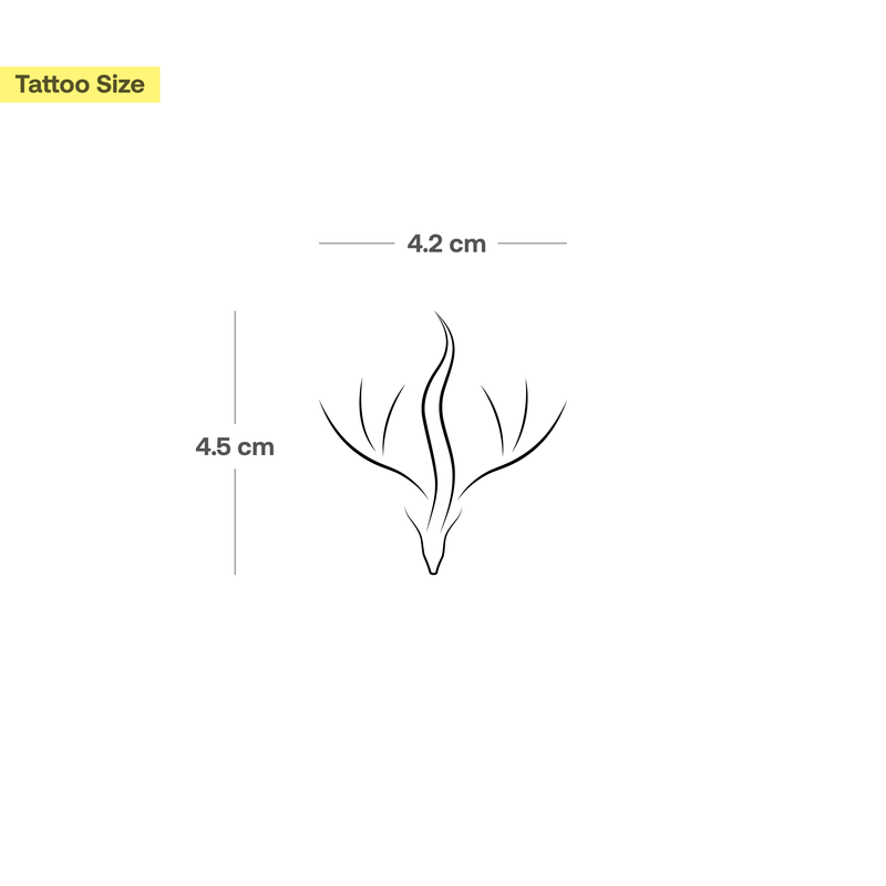 Tatuaje Dragón Line Art