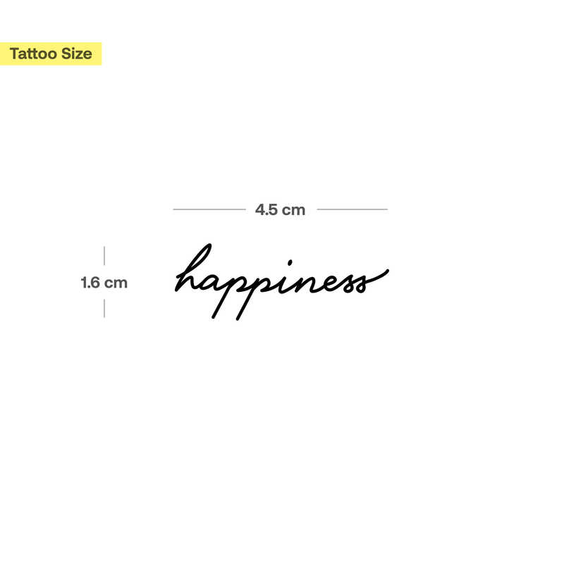 Tatuaje Happiness
