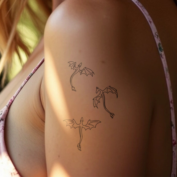Tatuaje Dragones pequeños