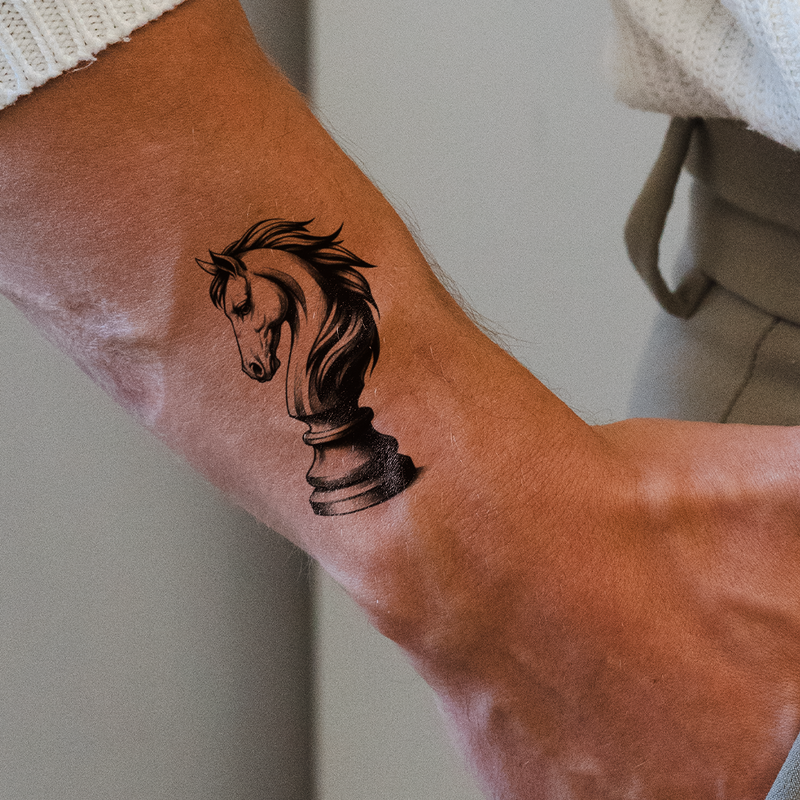 Tatuaje Caballo (Ajedrez)