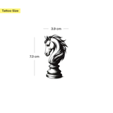 Tatuaje Caballo (Ajedrez)