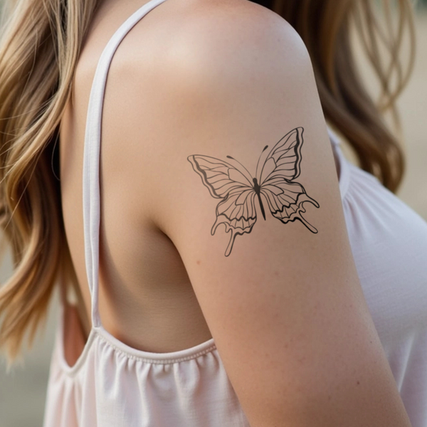 Tatuaje Mariposa derritiéndose