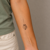 Tatuaje Farol Floral