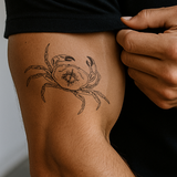 Tatuaje Cangrejo Grande