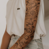 Tatuaje Manga flores & mandalas