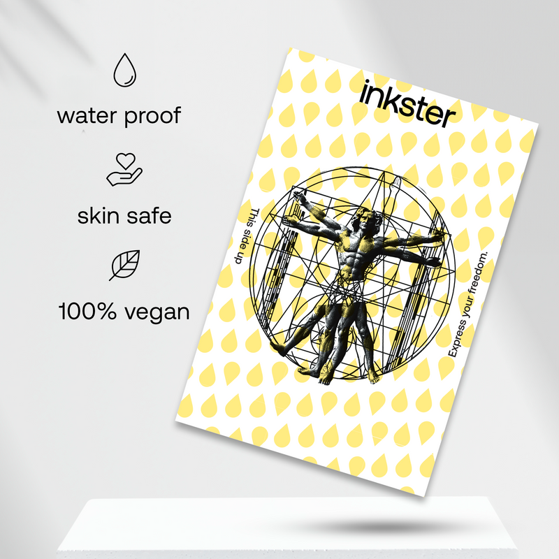 Tatuaje Hombre de Vitruvio