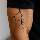 Tatuaje Rayo Oscuro