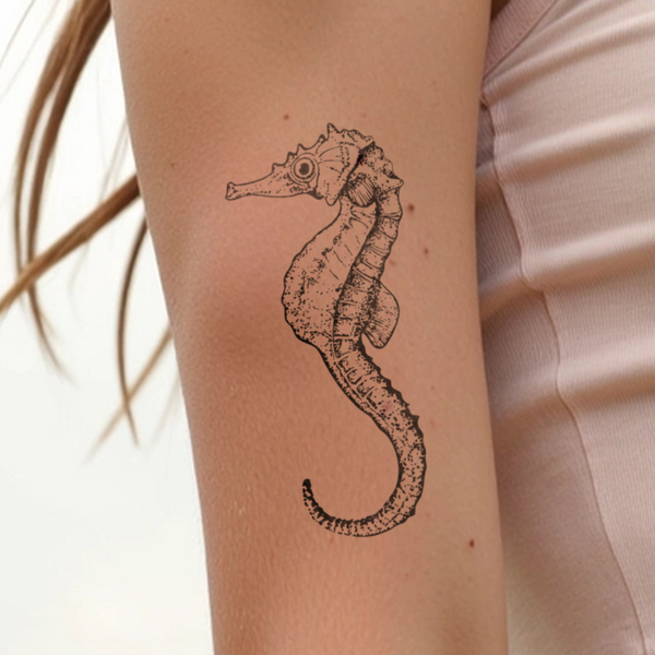 Tatuaje Caballito de mar grande