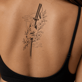Tatuaje Kitsune Katana