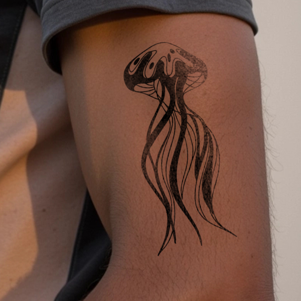Tatuaje Medusa grande