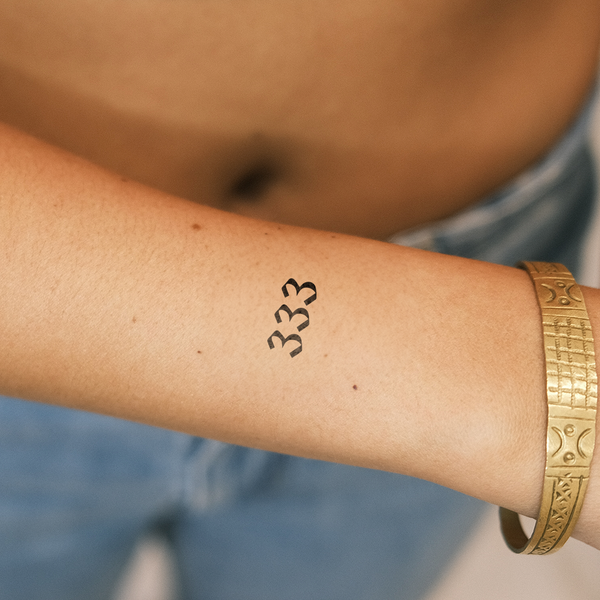 Tatuaje Número Angelical 333