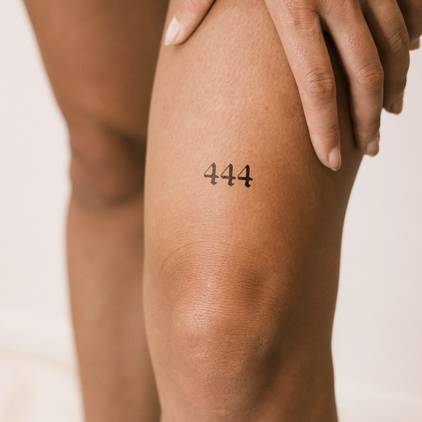 Tatuaje Número Angelical 444