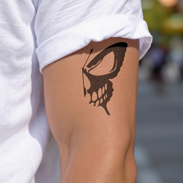 Tatuaje Mariposa Calavera