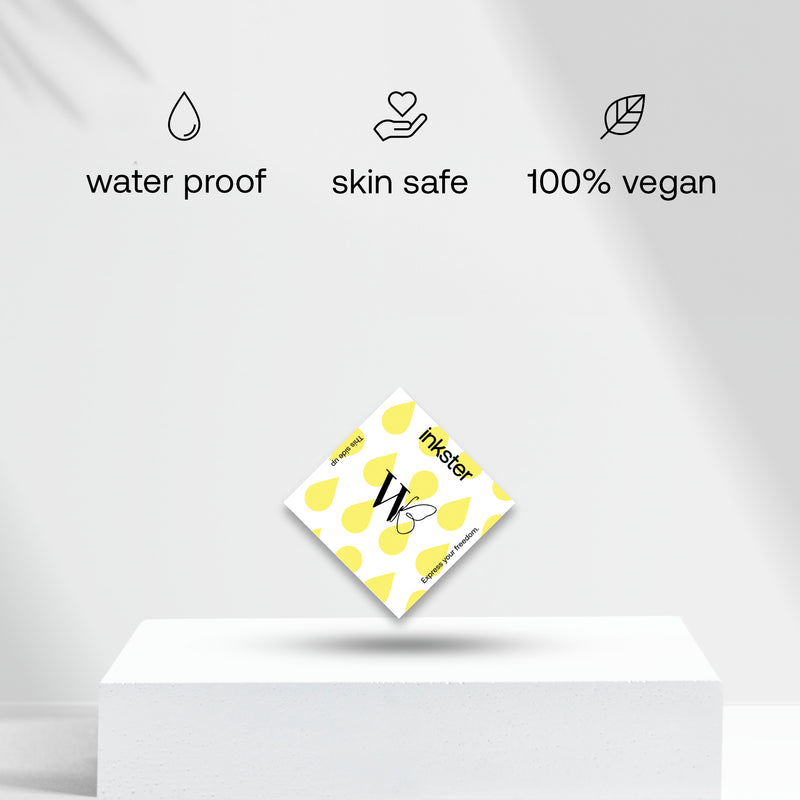 Tatuaje Mariposa con iniciales (A-Z)