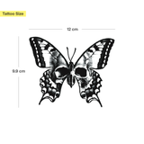 Tatuaje Mariposa calavera