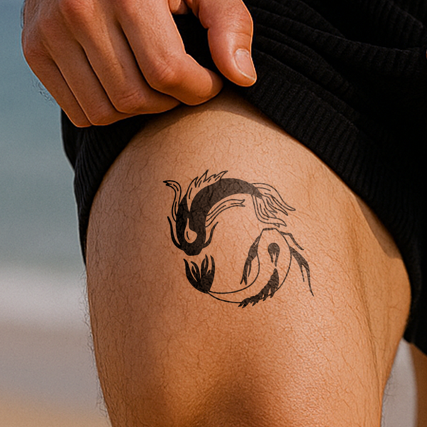 Tatuaje Peces Yin & Yang